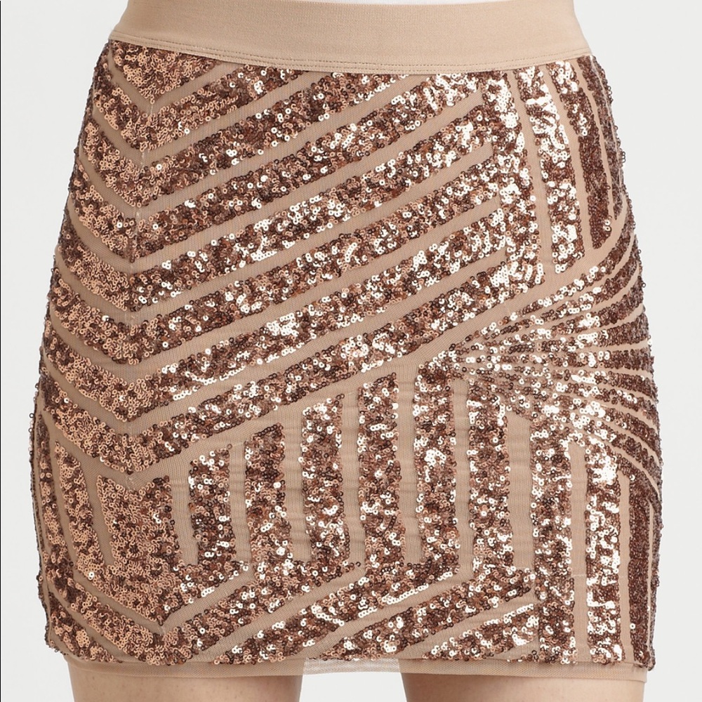BCBG Sequin Skirt NWT